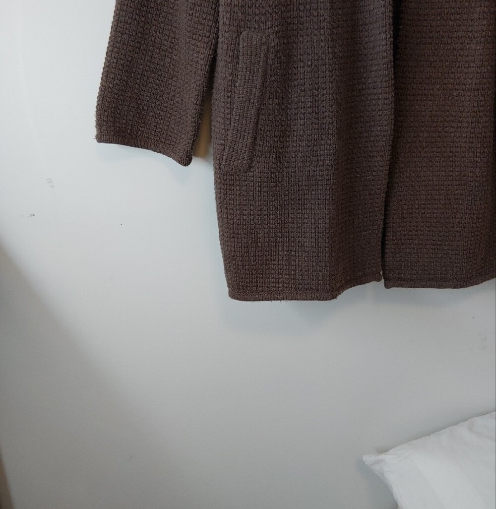 Madewell Merino Blend Open Front Cardigan Blazer Housecoat - Picture 5 of 7